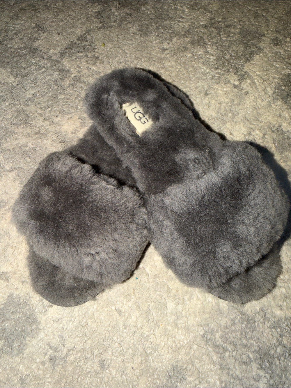 UGG Fuzzy Slide Slippers - Picture 2 of 5